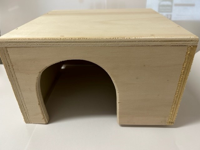 Wood guinea pig ferret hideaway hide cubby bed - Click Image to Close